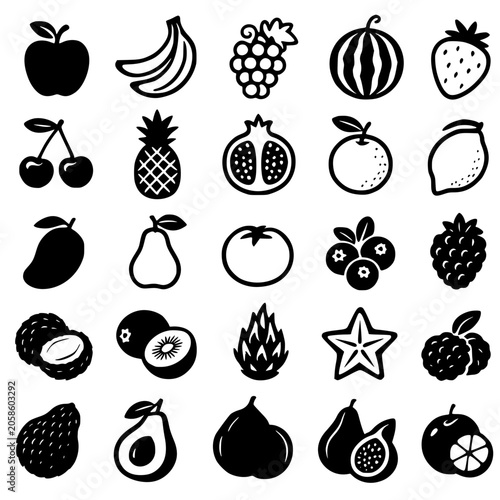 collection fruits