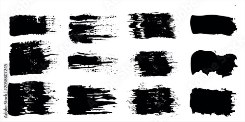 Foto Beautiful Brushes vector collection