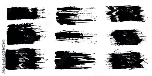 Foto Beautiful Brushes vector collection