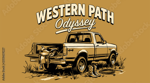 Konstfotografi Western path odyssey