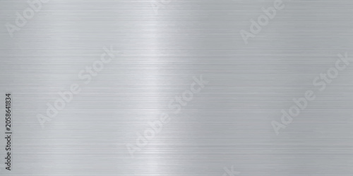 Obraz na płótnie Brushed metal texture with vertical grain providing a modern and sleek metallic surface