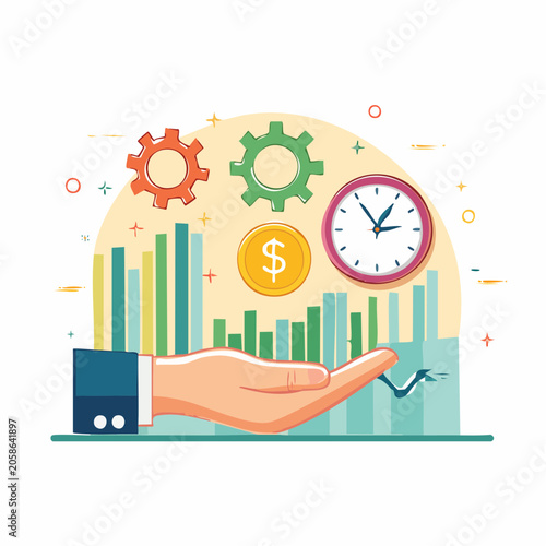 Business Growth and Financial Management Concept