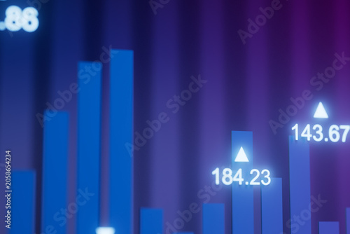 Data shows rising trends in market performance over recent months with numerical values displayed clearly