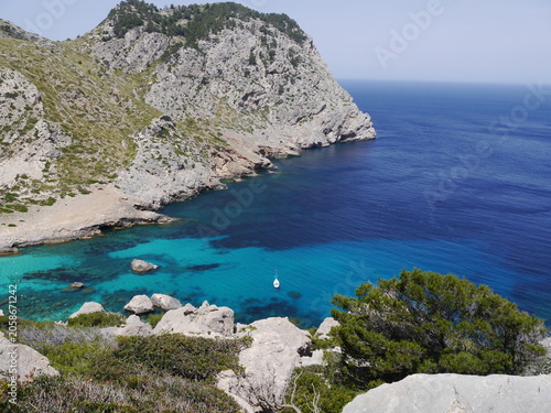 Quadro su tela Cala Figuera, Mallorca