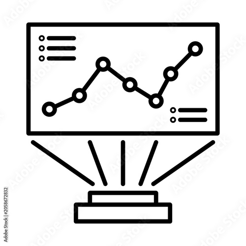 Holographic_Data_Agent Icon, Virtual Spatial Analytics Display and Immersive Business Trend Projections, Maximizing Operations Diagnostics in Advanced Mixed Reality