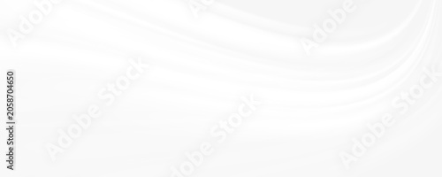 White gray satin texture that is white silver fabric silk panorama background with beautiful soft blur pattern natural.