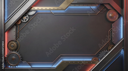 Professional Labor Day themed background with industrial inspired geometric elements