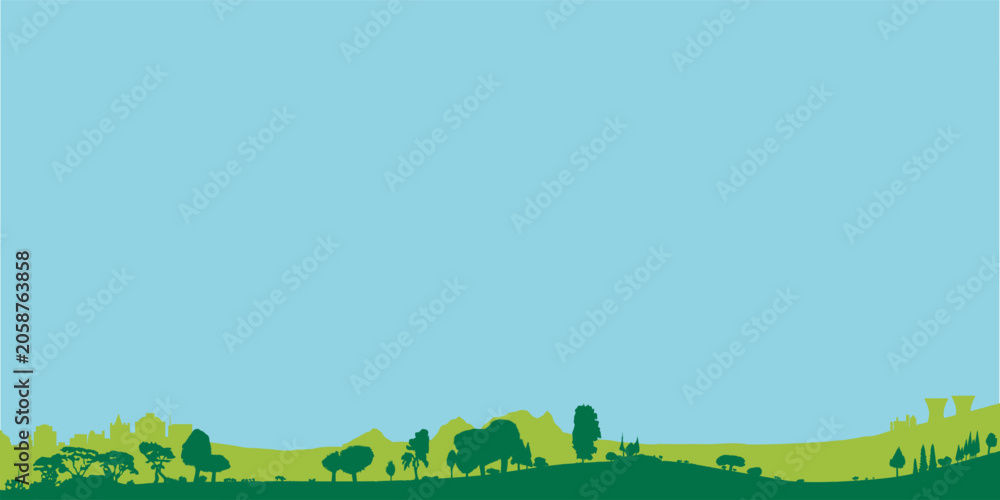 Obraz premium British Landscape Background
