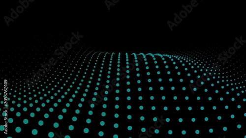 Splendid and beautiful 1080p abstract constellation point mesh landscape loop. Features highly structured 3D topographic lines with vertical signal spikes shooting upward, leaving a non-distracting 