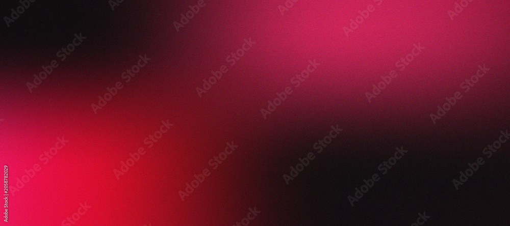 Fototapeta premium Dark red crimson abstract gradient background with black shadow and grainy texture