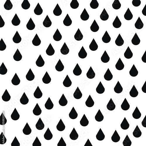minimalist black and white dots shape pattern