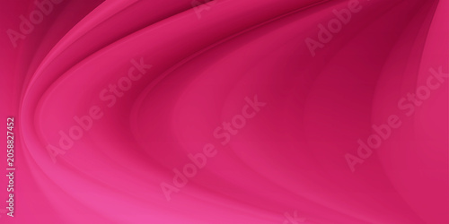 Foto Abstract Magenta Pink Background with Dynamic Velvet Waves, Elegant Smooth Liqui