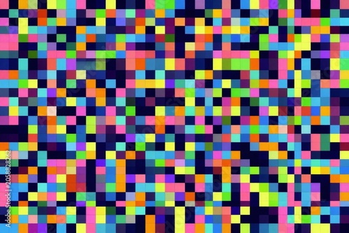 A computer generated image of a colorful pattern