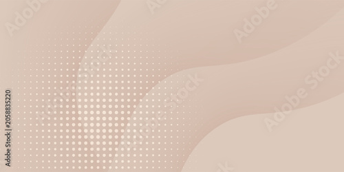 Fotografi Brown gradient background with halftone dotted decorate