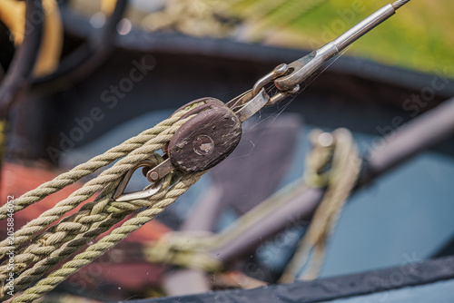 Photos Close-ups of details at the Willemsoord museum harbor in Den Helder