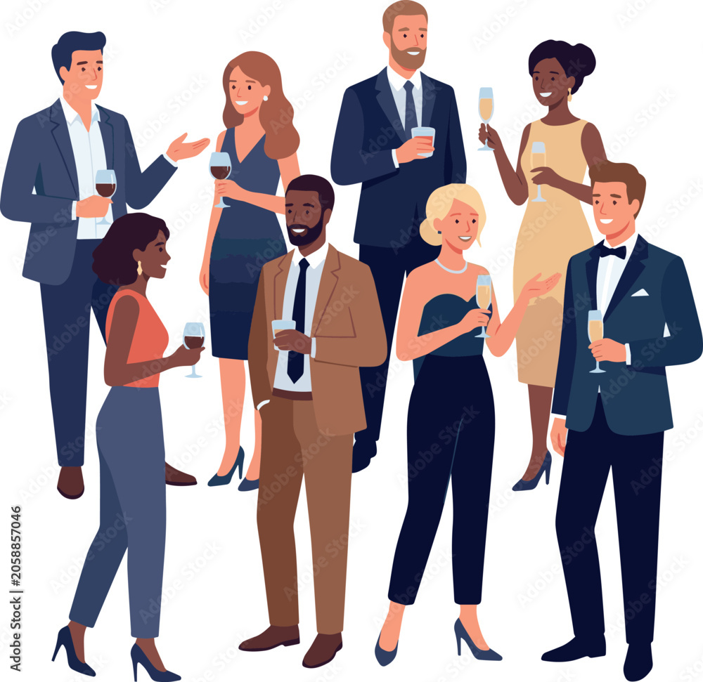 Obraz premium group of business people