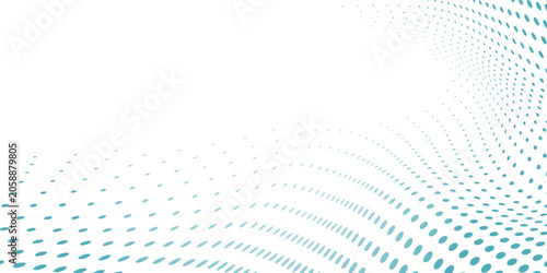 Transparent simple niceVector Gradient Blue Color Halftone Background Staggered Dots Pattern modern dotted
