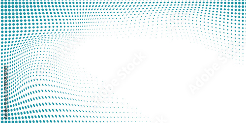 Transparent simple niceVector Gradient Blue Color Halftone Background Staggered Dots Pattern modern dotted