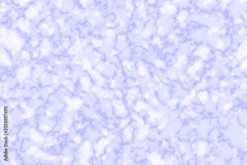 Light blue marble texture with white clouds and soft purple veins background pattern design. (Resizable and Editable).