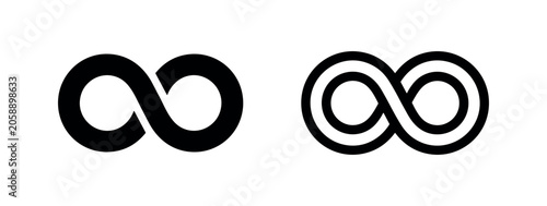 Bild auf Leinwand Infinity symbol icon