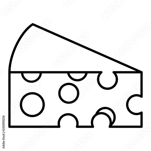 Cheese Vector Icon Design
