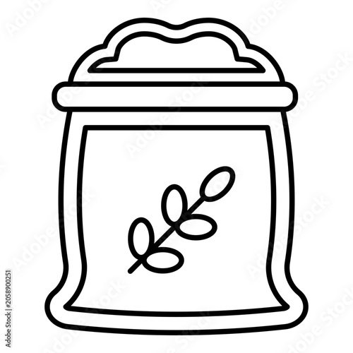 Whole Grains Vector Icon Design