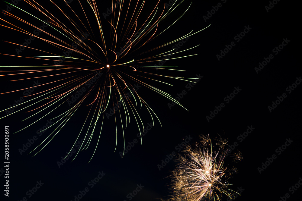 Fototapeta premium Feux d'artifices