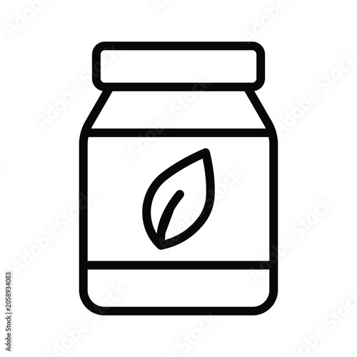 Grab this amazing supplements icon in line style