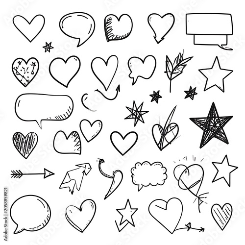 Hand drawn doodles