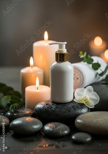 SereneRelaxationWithNaturalElementsAndCandles.