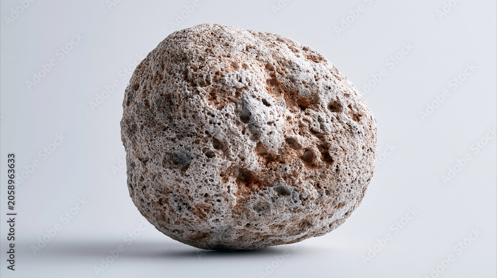 Fototapeta premium Volcanic pumice stone surface porous tex 2