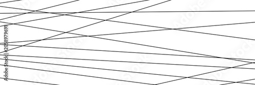 Photography Chaotic arrangement of straight geometric lines