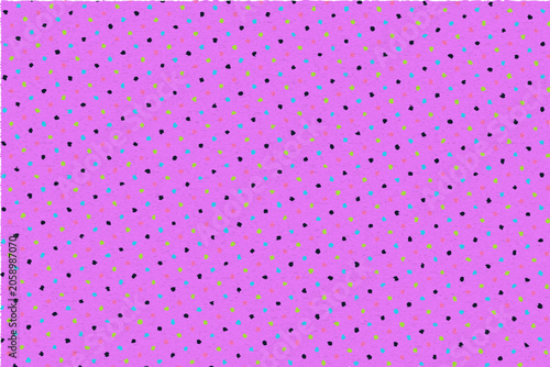 Ready to use geometric texture.  Geometric pattern - dots, shifted glitch, neon palette