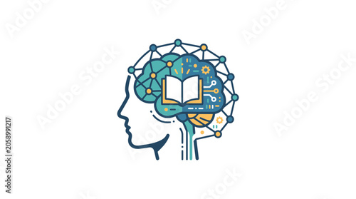 Artificial Intelligence Brain with Open Book and Network Connections
