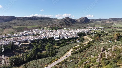 Vistas del municipio de Cuevas del Becerro en la serranía de Ronda, España