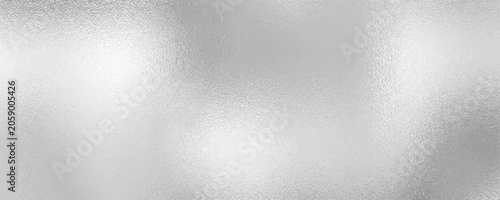 gray foil glass texture background. Abstract gradient bright light reflection and shiny rough texture surface