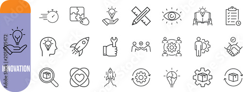 Photos Innovation business idea solution icons