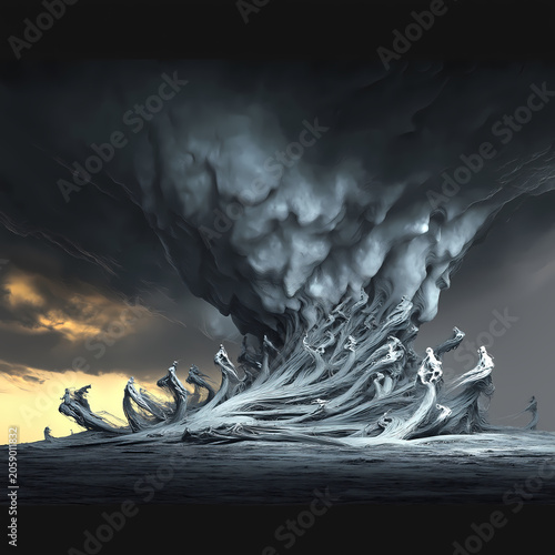 Tempestuous Skies: A Dramatic Stormscape