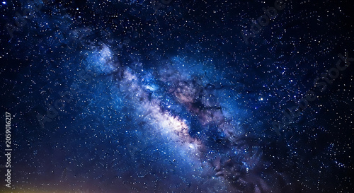 Breathtaking view of the milky way galaxy in the night sky with starry background astronomy universe astrophotography exploration celestial infinite constellation phenomenon starlight