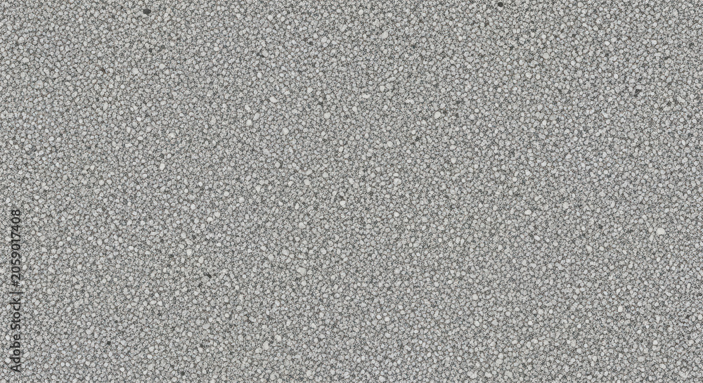 Fototapeta premium Close-up view of gray terrazzo surface with small speckled aggregate stones and concrete texture