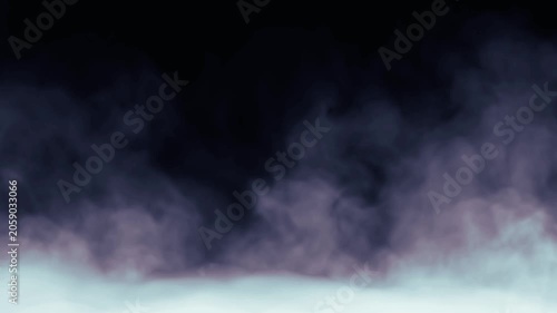 Dark Smoky Fog Gradient Abstract Mist Background Video
