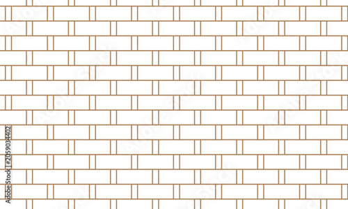 Obraz na plátně Seamless red brick wall texture background pattern with old brickwork and constr