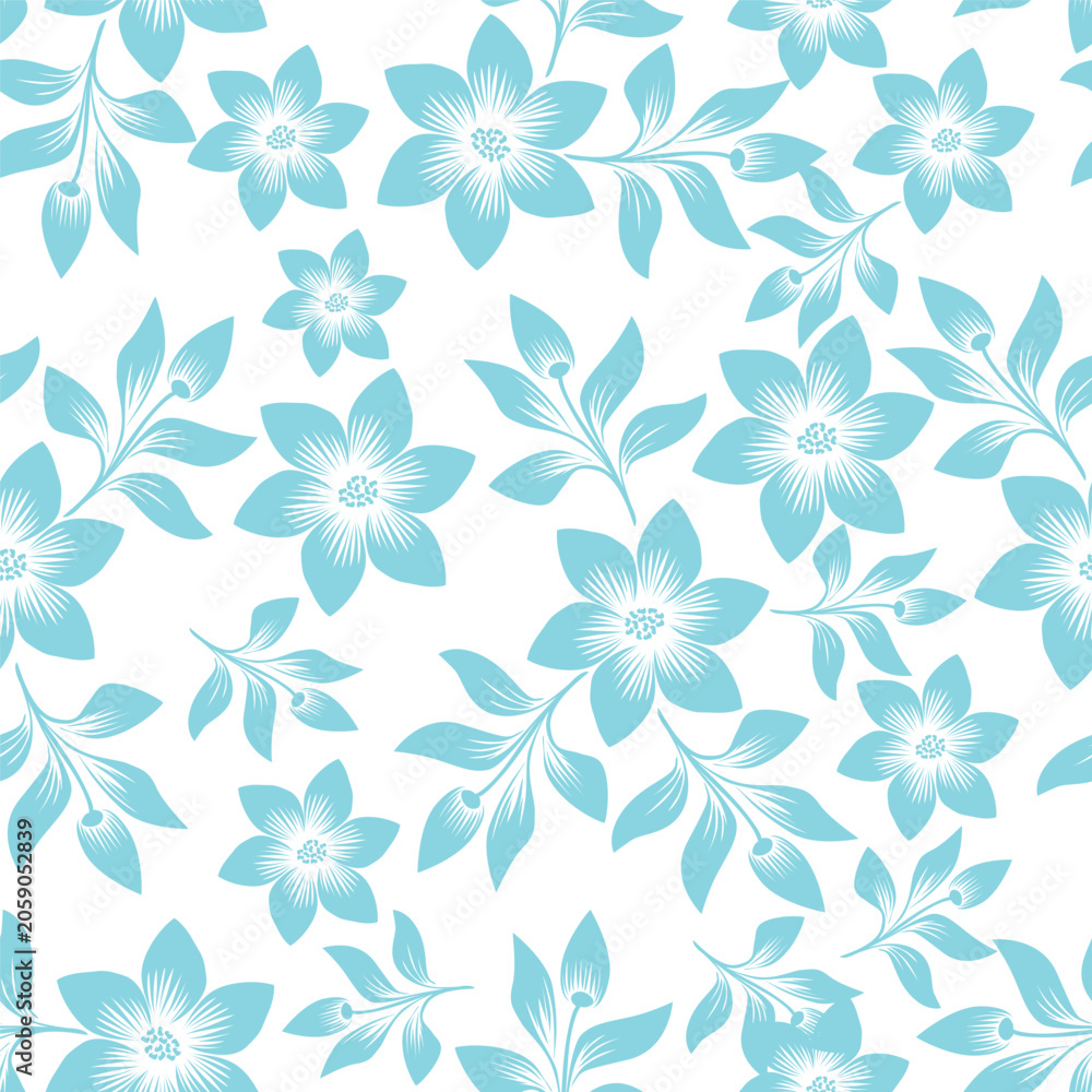 Obraz premium seamless floral pattern