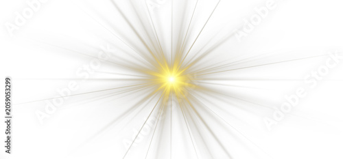 Dramatic projector spotlight with intense white ray and floating dust particles, abstract stage performance illumination on dark backdrop, scalable creative element vector and png.