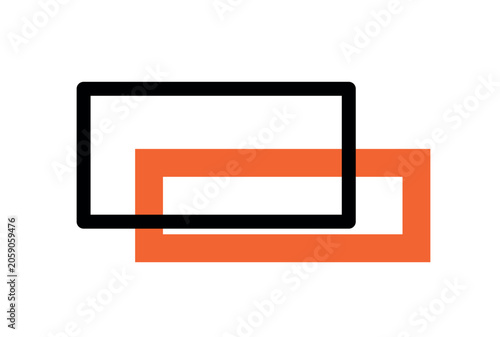 Photos Linear vector illustration of a hyphen dash symbol