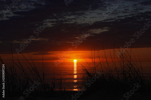 Sunset at Manasota Key Beach in Florida