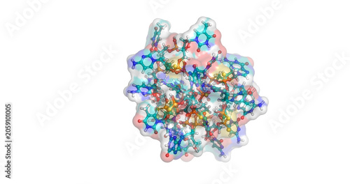 Quadro su tela Fomivirsen, antisense oligonucleotide agent against cytomegalovirus retinitis fo