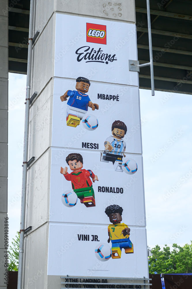Naklejka premium FIFA Fan Festival display before the World Cup 2026