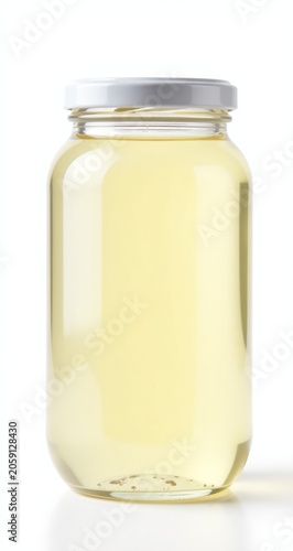 Coconut Oil Jar Isolated On Transparent Background