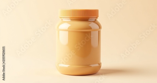 Peanut Butter Jar Isolated On Transparent Background